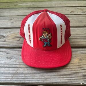 VTG Nebraska Cornhuskers Lucky Stripes Brand Trucker Cap